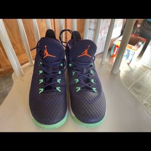 Jordan Flights-Previously worn Purple Hightops